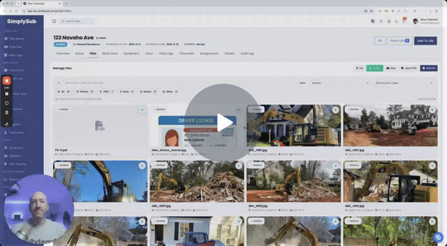 Files, Photos, and Documentation